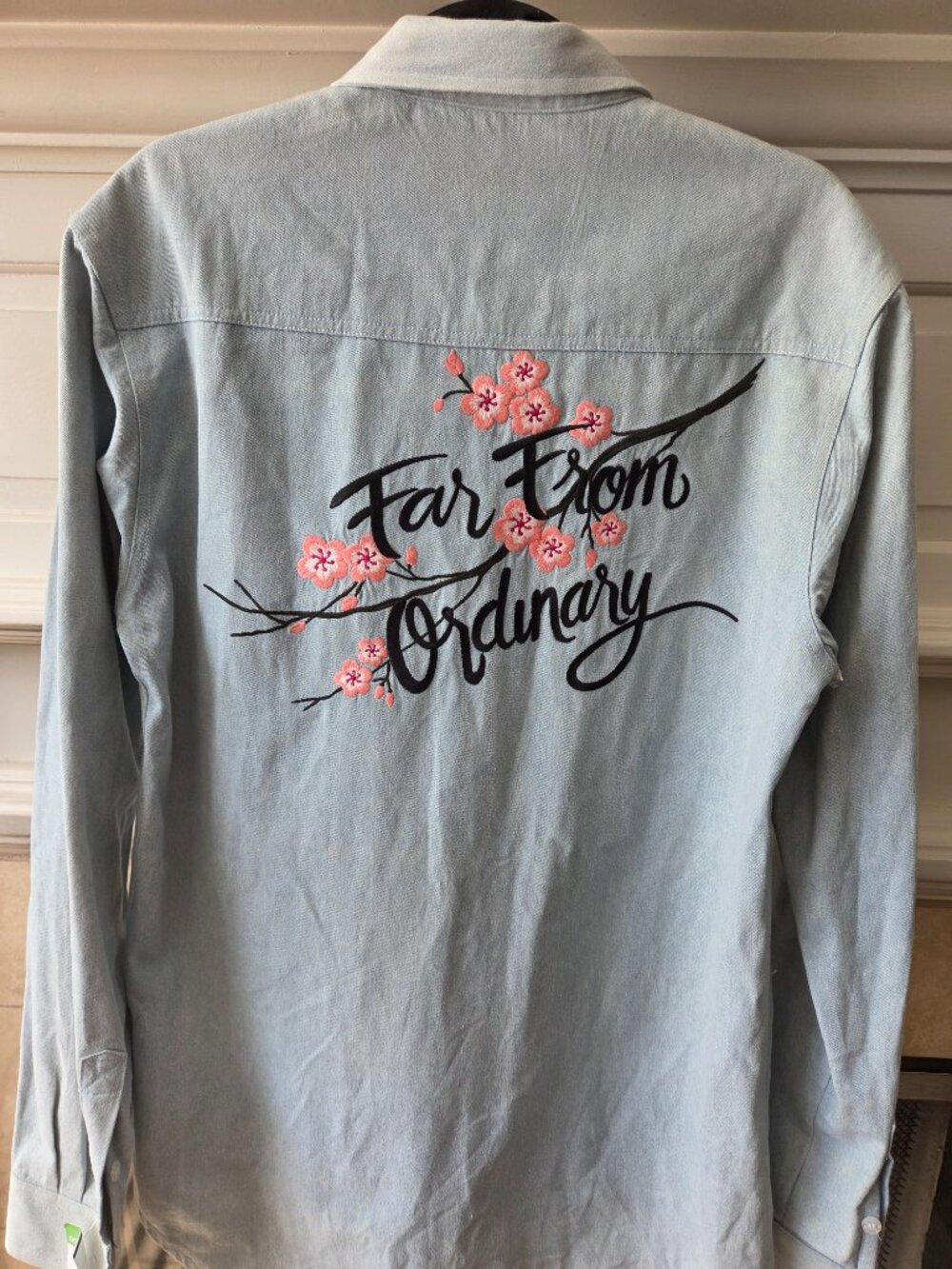 Ordnry "Far From Ordinary" Phoenix Embroidered Western Shirt Men's Size L - Picture 4 of 8